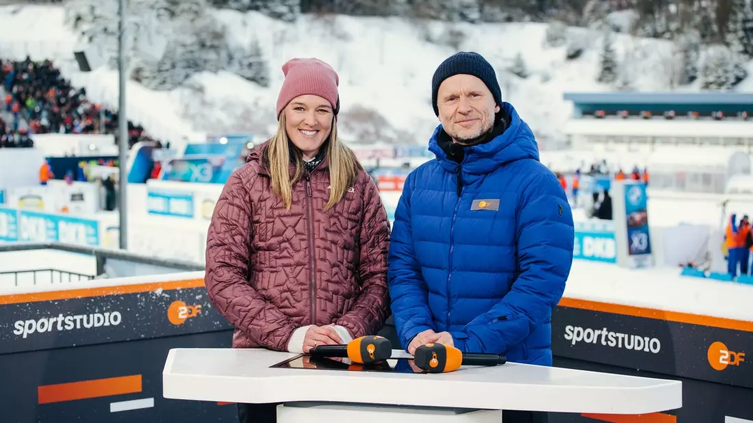 sportstudio live im ZDF mit Biathlon aus Ruhpolding - Bild: presseportal.de