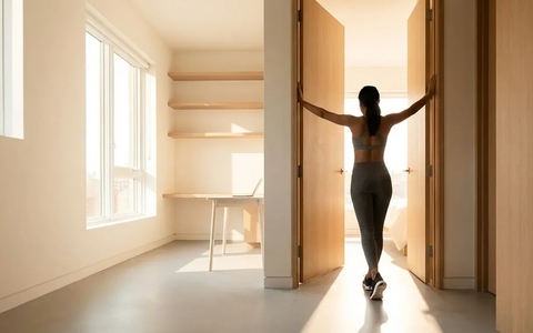 Türrahmen-Stretch: Einfache Übung gegen den Büro-Rücken - Foto: über boerse-global.de