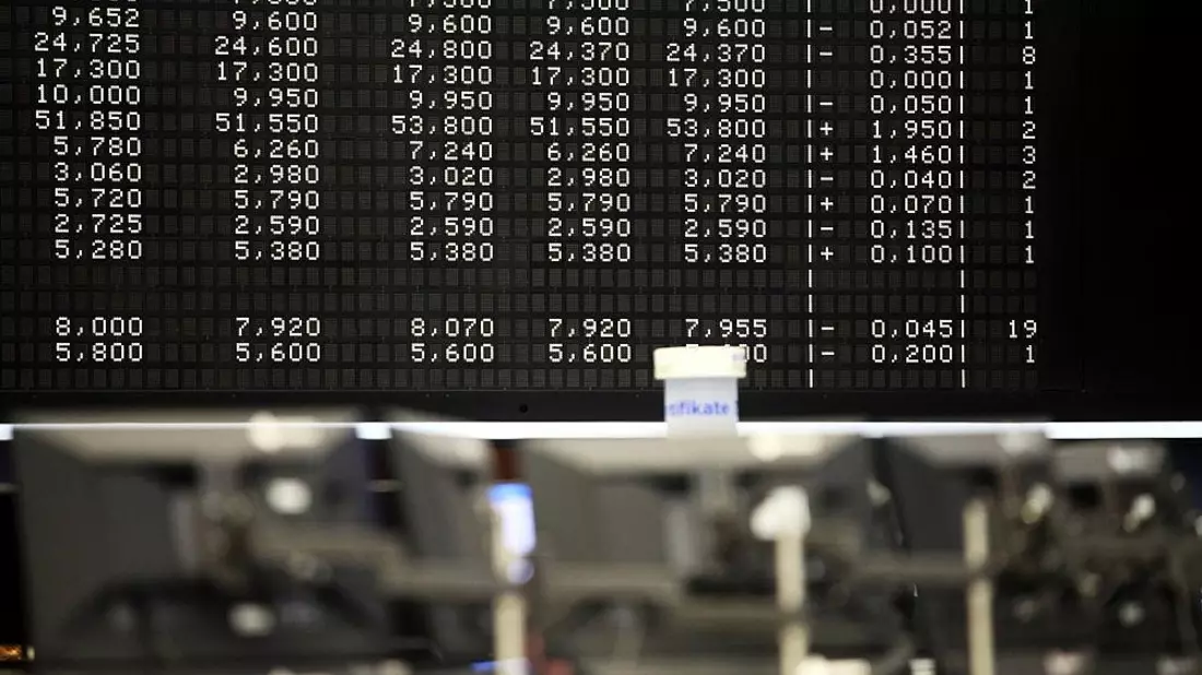 Anzeigetafel in der Frankfurter Börse - Bild: via dts Nachrichtenagentur