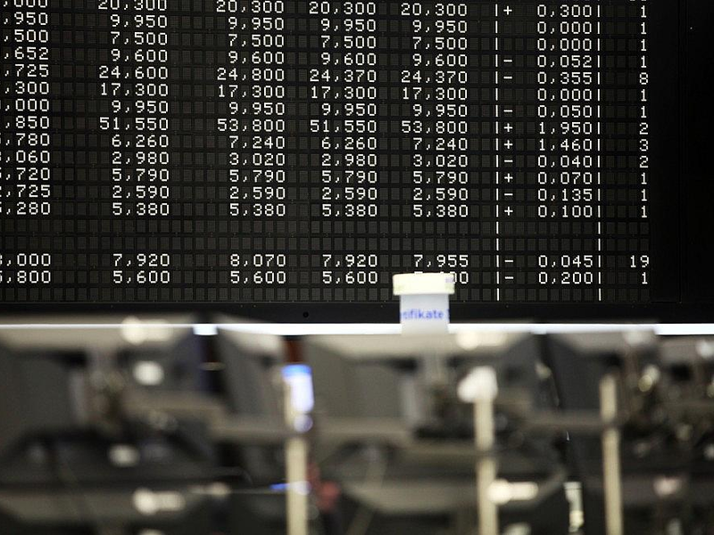 Anzeigetafel in der Frankfurter Börse - Foto: via dts Nachrichtenagentur