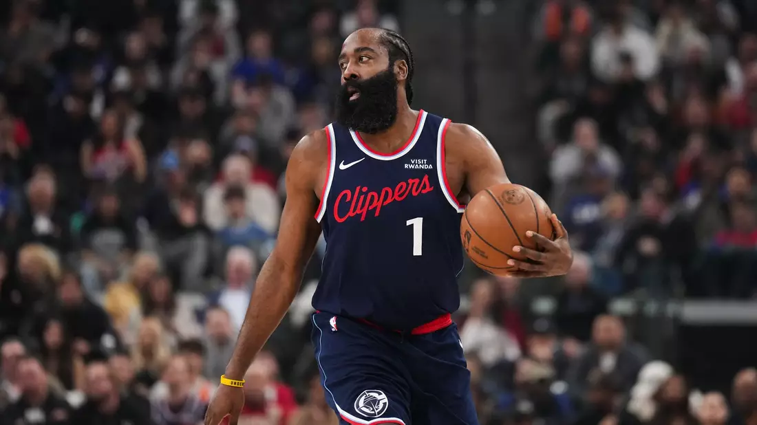 James Harden zog in der NBA-Scorerliste an Shaquille O'Neal vorbei. - Bild: Jae C. Hong/AP/dpa