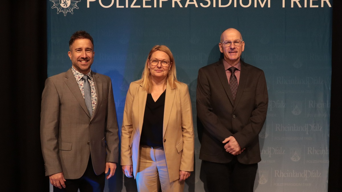 POL-PPTR: Neue Leitung der Kriminalinspektion Idar-Oberstein - Foto: presseportal.de