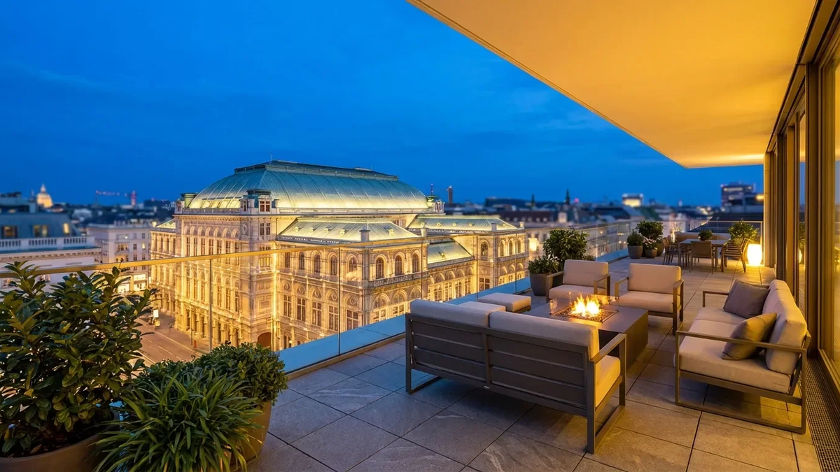 Operngasse-Penthouse: Luxus-Wohnung mit Opernblick zu vermieten - Foto: über boerse-global.de