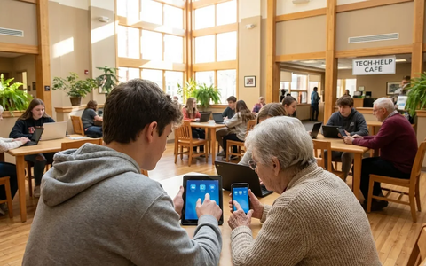 HAK Zwettl: Smart Café überbrückt digitale Kluft zwischen Generationen - Foto: über boerse-global.de