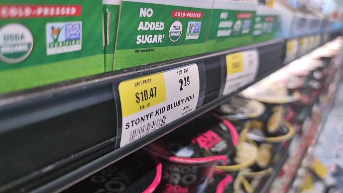Preise in einem US-Supermarkt (Archiv) - Bild: via dts Nachrichtenagentur
