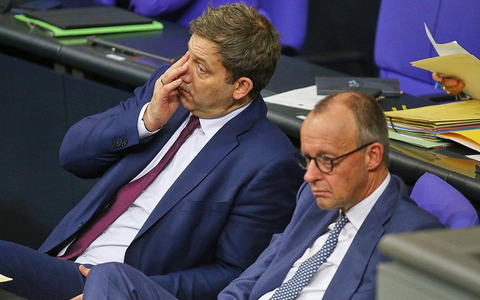 Lars Klingbeil und Friedrich Merz (Archiv) - Foto: via dts Nachrichtenagentur