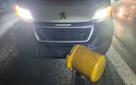 POL-SE: Albersdorf/A23 - Fahrzeuge kollidieren mit Kunststofftonne auf der Autobahn - Polizei sucht Zeugen - Foto: presseportal.de