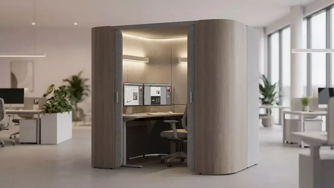 Ambience Workstations: So schützen neue Bürokonzepte vor Lärm - Bild: über boerse-global.de