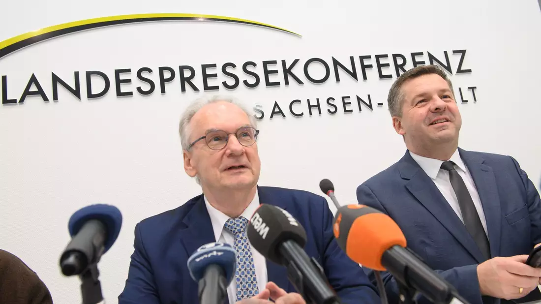 Reiner Haseloff will am 27. Januar als Ministerpräsident zurücktreten. Einen Tag später soll Sven Schulz zum Nachfolger gewählt werden. - Bild: Klaus-Dietmar Gabbert/dpa
