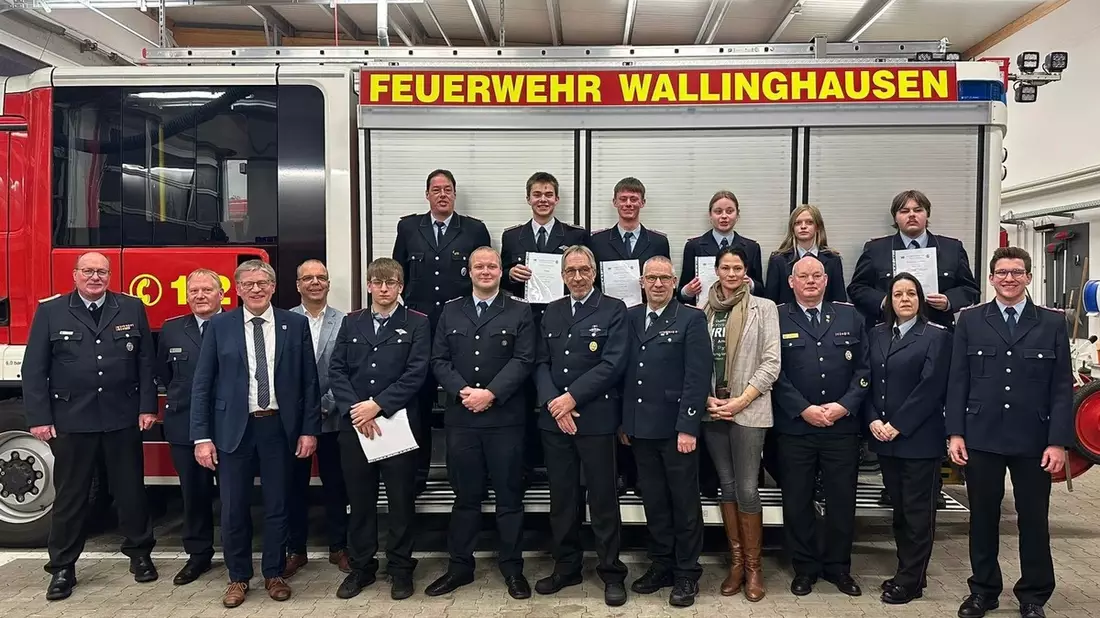 FW-AUR: Jahreshauptversammlung der Feuerwehr Wallinghausen - Bild: presseportal.de