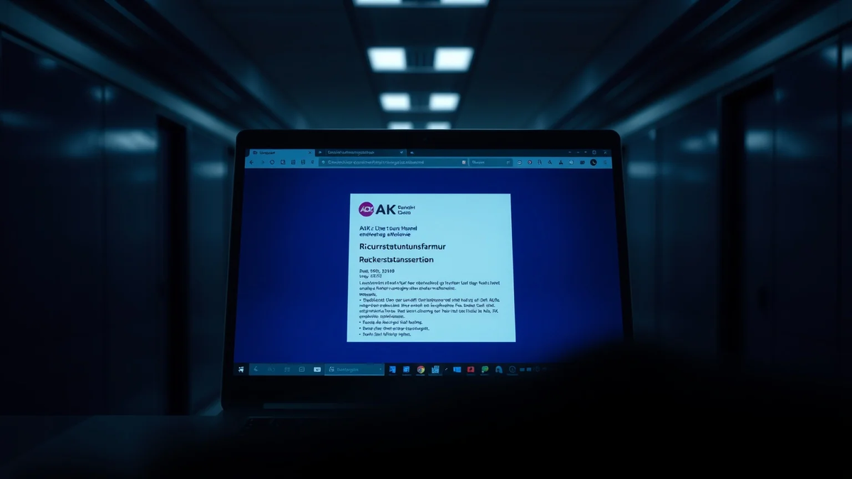 AOK warnt vor neuer Phishing-Welle mit Beitragserstattung - Foto: über boerse-global.de