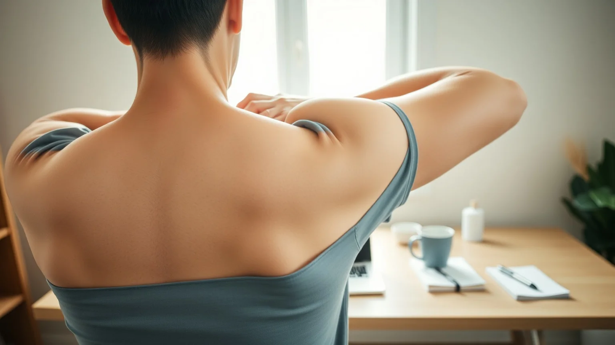 Schulter-Acht: Einfache Übung bekämpft Nackensteife - Foto: über boerse-global.de