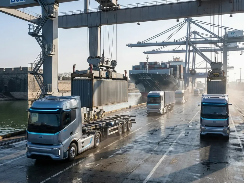 Longgong Port startet autonome Lkw-Flotte am Kaiserkanal - Foto: über boerse-global.de