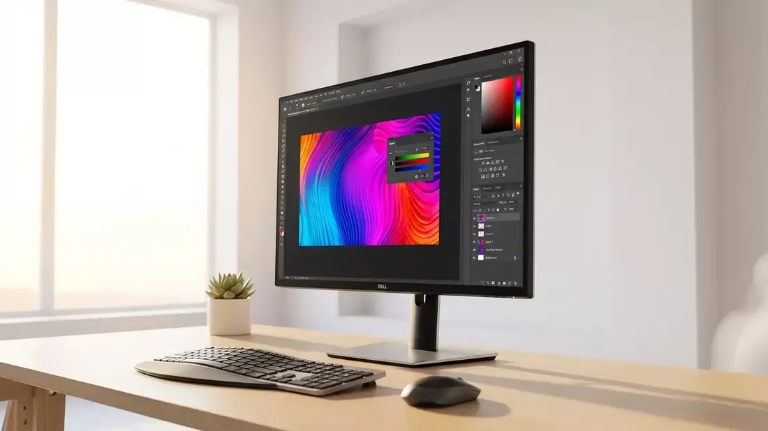 Dell UltraSharp 32 4K QD-OLED: OLED für Profis mit Anti-Blend-Schicht - Bild: über boerse-global.de