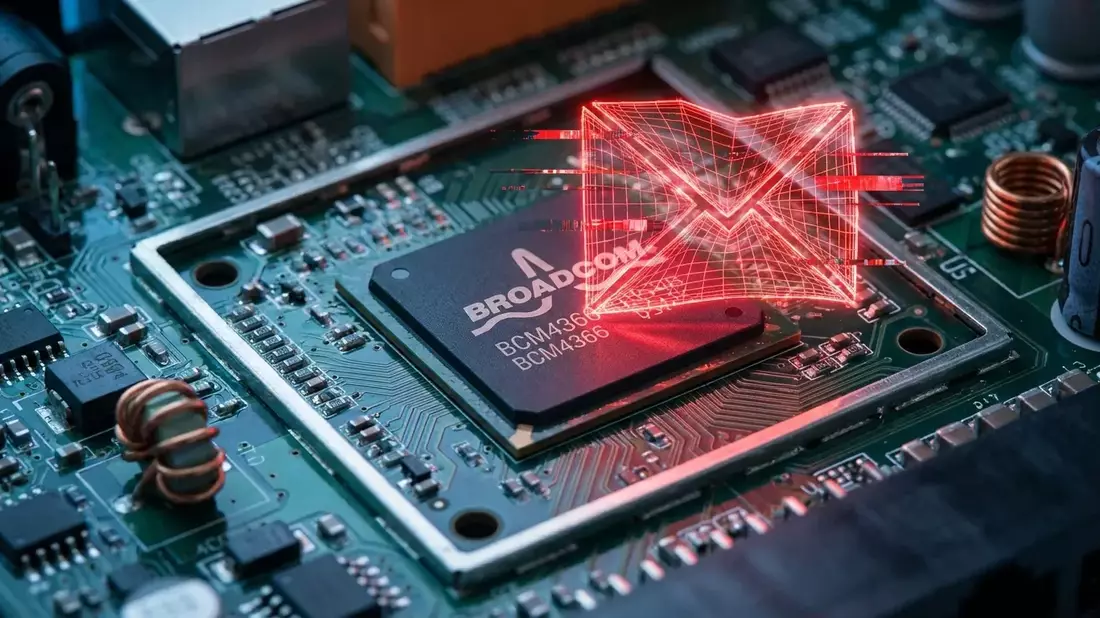 Broadcom-WiFi-Chips: Kritische Lücke legt Unternehmensnetze lahm - Bild: über boerse-global.de