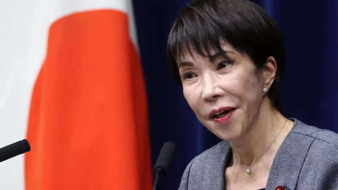 Japans erste Regierungschefin Takaichi plant Berichten zufolge vorgezogene Neuwahlen. (Archivbild)  - Bild: Kiyoshi Ota/Pool Bloomsberg/dpa