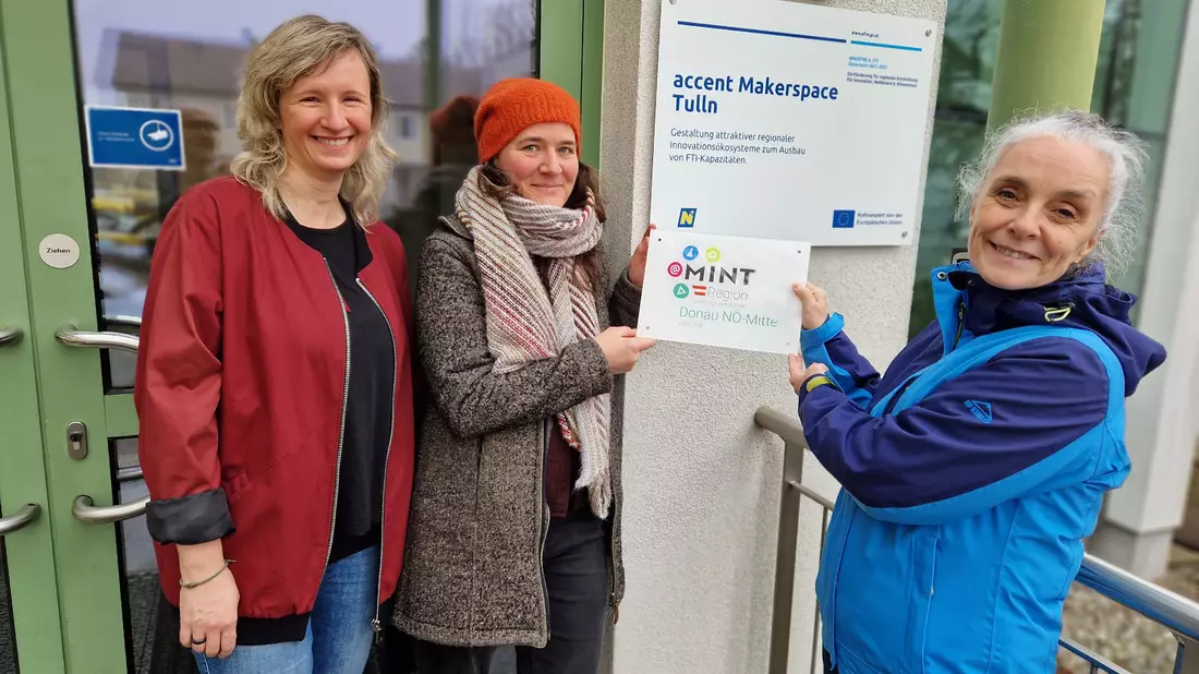 Die Initiatorinnen der MINT-Initiative - Bild: accent über pressetext.de