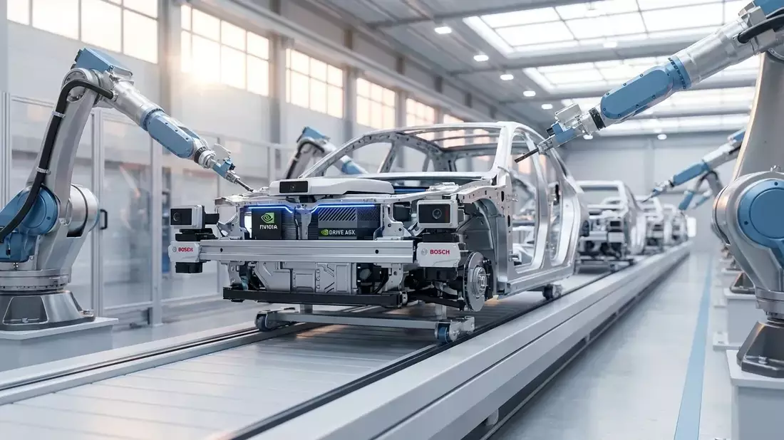 Bosch und ZF setzen auf NVIDIAs autonome Fahrzeug-Plattform - Bild: über boerse-global.de