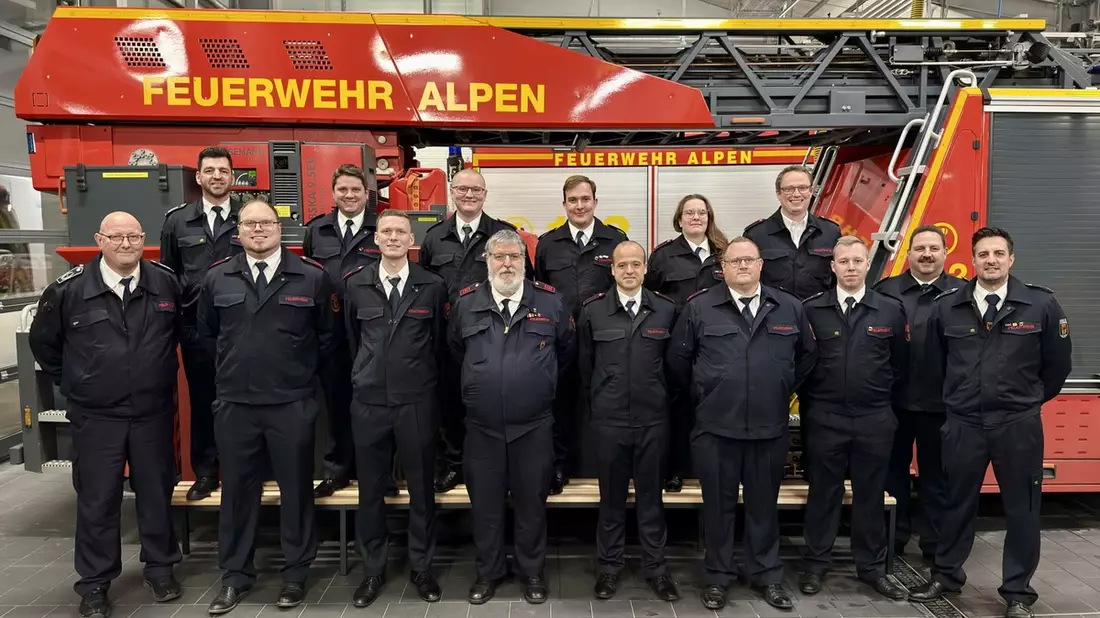 FW Alpen: Jahreshauptversammlung 2026 der Einheit Alpen - Bild: presseportal.de