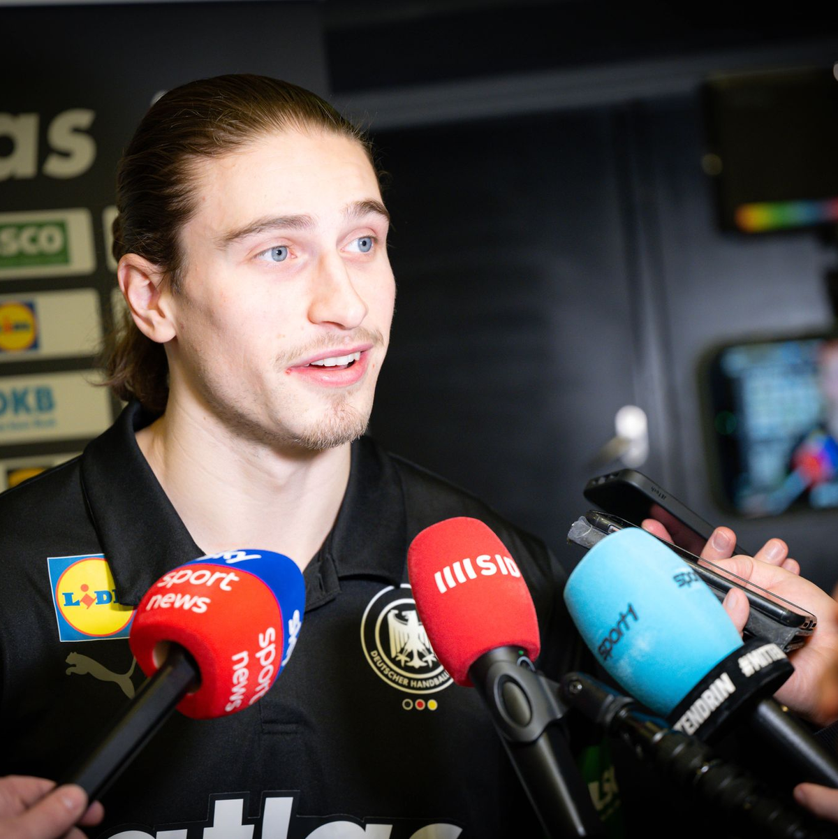 Juri Knorr ist erneut Deutschlands größer Hoffnungsträger. - Foto: Sina Schuldt/dpa