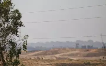 Blick von Israel in den Gazastreifen (Archiv) - Foto: via dts Nachrichtenagentur