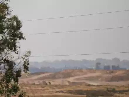 Blick von Israel in den Gazastreifen (Archiv) - Foto: via dts Nachrichtenagentur