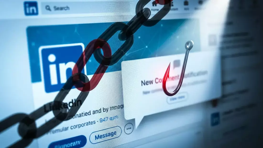 LinkedIn: Phishing-Welle nutzt gefälschte Kontosperrungen in Kommentaren - Bild: über boerse-global.de