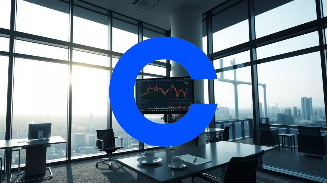 Regulatory Pushback Casts Shadow Over Coinbase’s Outlook Illustration mit AI erstellt übermittelt durch boerse-global.de
