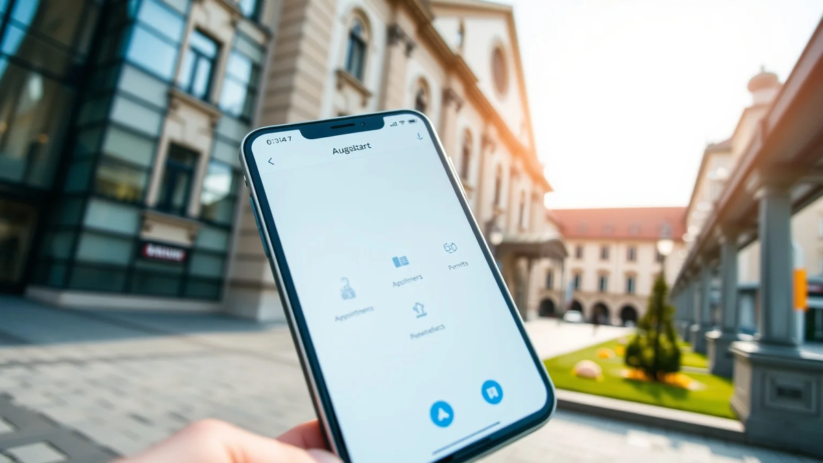 Augsburg-App: Stadtverwaltung jetzt in der Hosentasche - Foto: über boerse-global.de