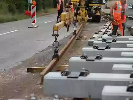 Bauarbeiten an einer Bahnstrecke (Archiv) - Foto: via dts Nachrichtenagentur