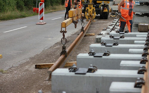 Bauarbeiten an einer Bahnstrecke (Archiv) - Foto: via dts Nachrichtenagentur