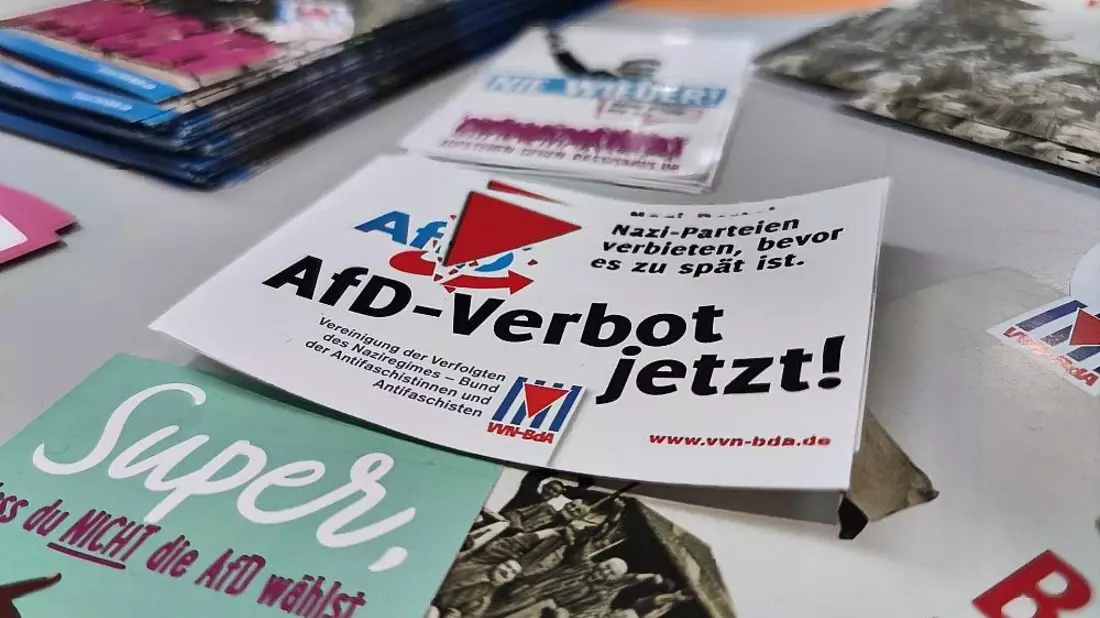 Werbematerial für AfD-Verbotsverfahren (Archiv) - Bild: via dts Nachrichtenagentur
