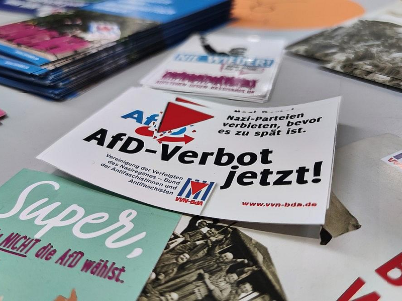 Werbematerial für AfD-Verbotsverfahren (Archiv) - Foto: via dts Nachrichtenagentur
