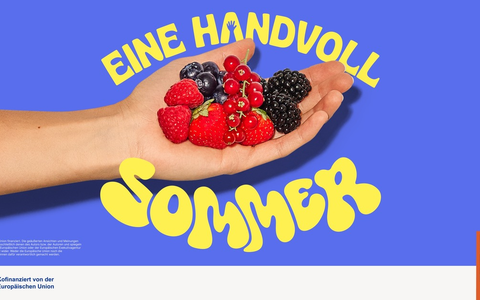 Eine Handvoll Sommer: Beeren aus Europa, immer und überall - Foto: presseportal.de