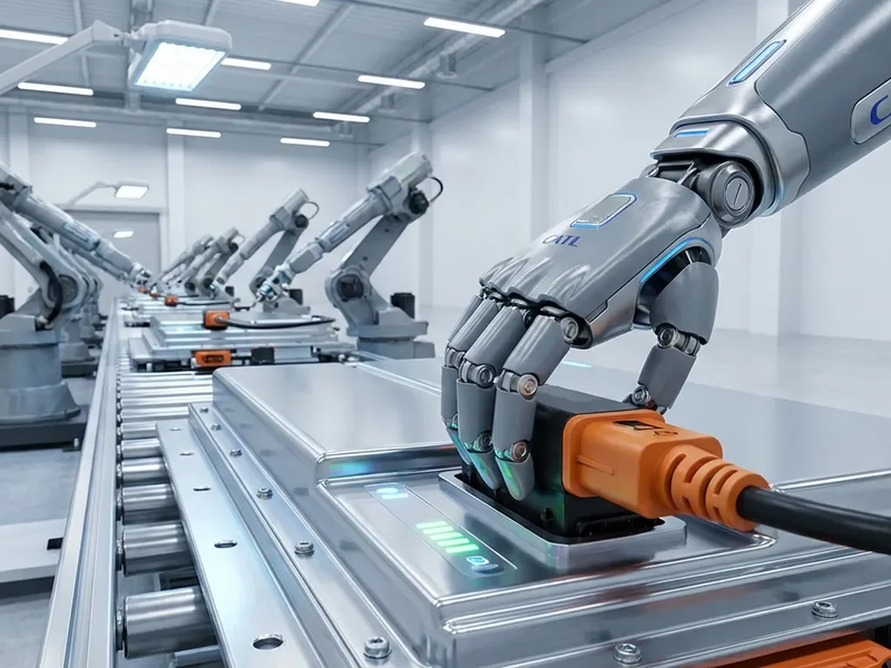 CATL startet weltweit erste Batteriefabrik mit menschenähnlichen Robotern - Foto: über boerse-global.de