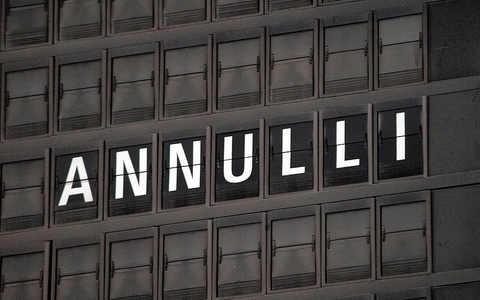 Annullierter Flug (Archiv) - Foto: via dts Nachrichtenagentur