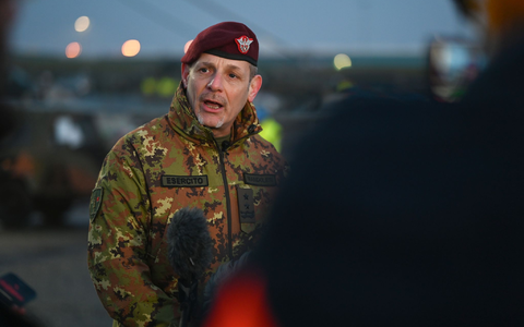 Der italienische General Nicola Mandolesi sieht die Nato geeint und einsatzbereit.  - Foto: Lars Penning/dpa