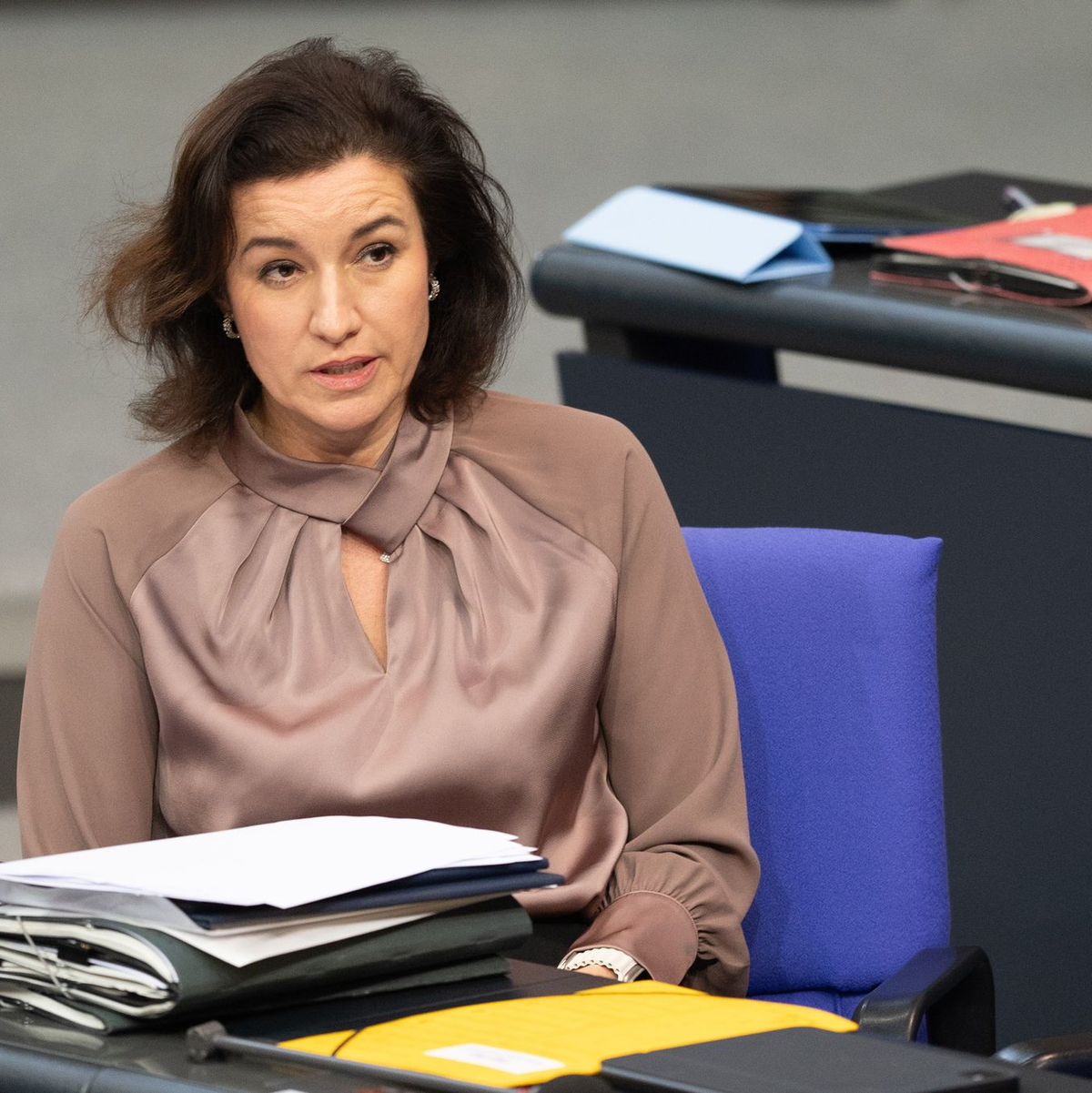 Bundesforschungsministerin Bär: «Die Weichen stellen, dass der Anteil deutscher Produktionen steigt.» - Foto: Markus Lenhardt/dpa