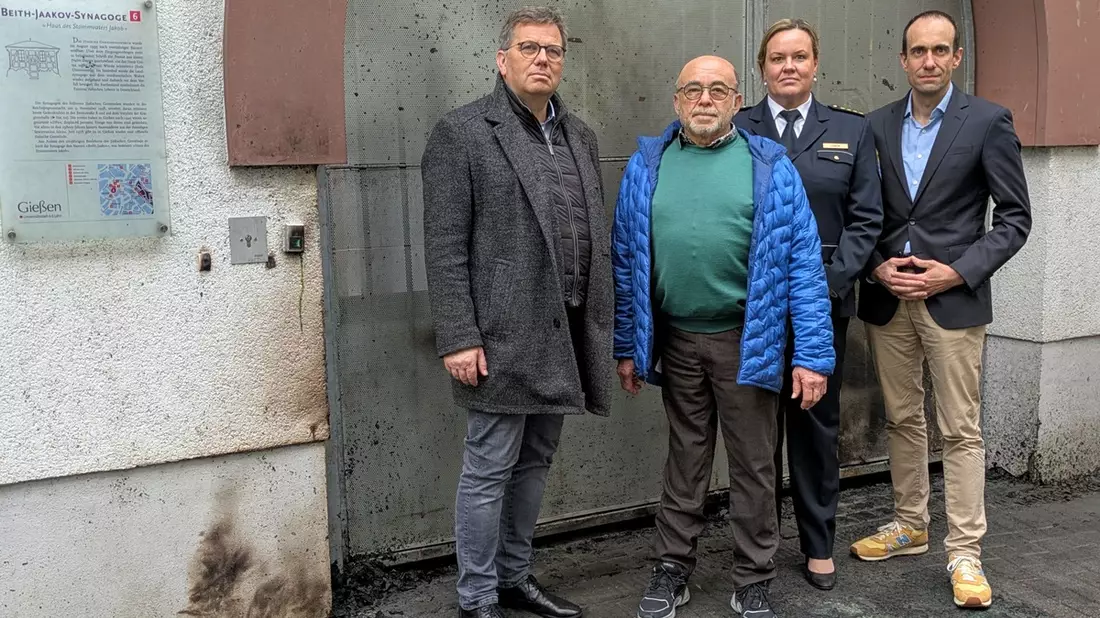 Mittelhessen: +++ Gemeinsame Pressemitteilung der Stadt Gießen, der jüdischen Gemeinde Gießen und des Polizeipräsidiums Mittelhessen +++ - Bild: presseportal.de