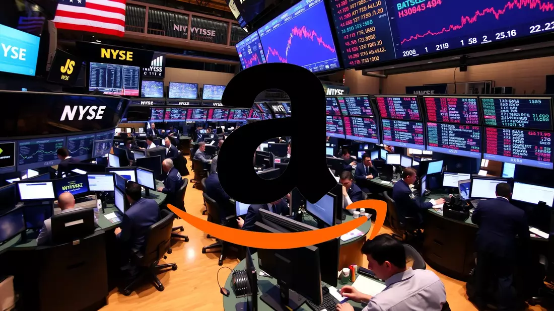 Amazon: Un ajuste técnico en un mar de optimismo Illustration mit AI erstellt übermittelt durch boerse-global.de