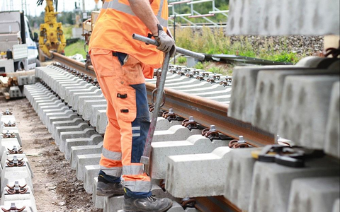 Bauarbeiten an einer Gleisanlage (Archiv) - Foto: via dts Nachrichtenagentur