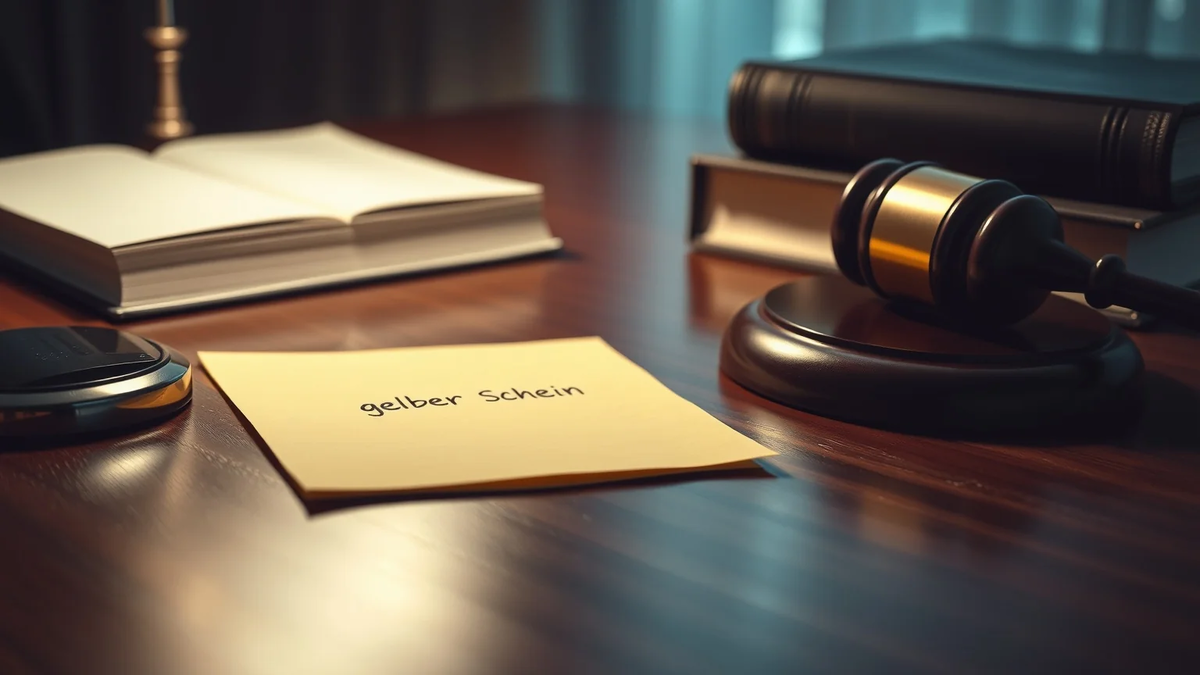 Gelber Schein: Gerichte schränken Beweiswert ein - Foto: über boerse-global.de