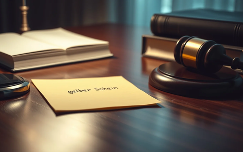 Gelber Schein: Gerichte schränken Beweiswert ein - Foto: über boerse-global.de