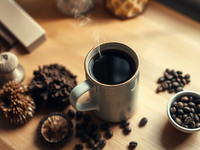 Pilzkaffee: Vitalpilze erobern die Kaffeetasse - Foto: über boerse-global.de