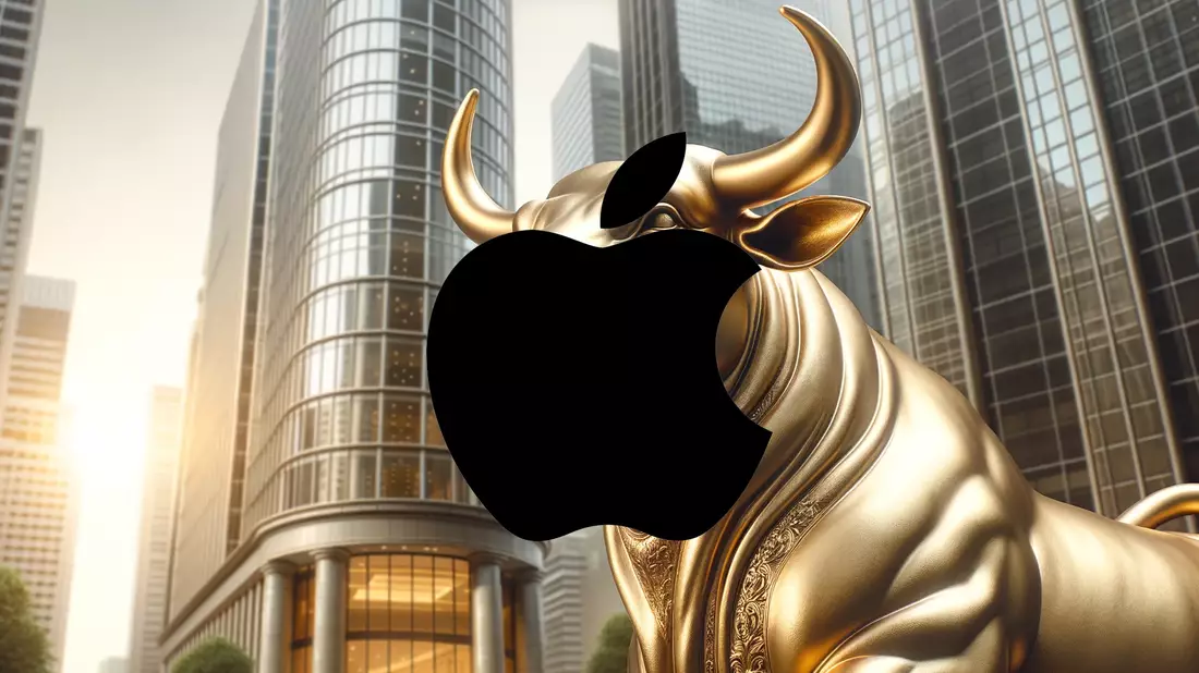 Apple Enfrenta un Trimestre Decisivo Entre Multas y Estrés en la Cadena de Suministro Illustration mit AI erstellt übermittelt durch boerse-global.de