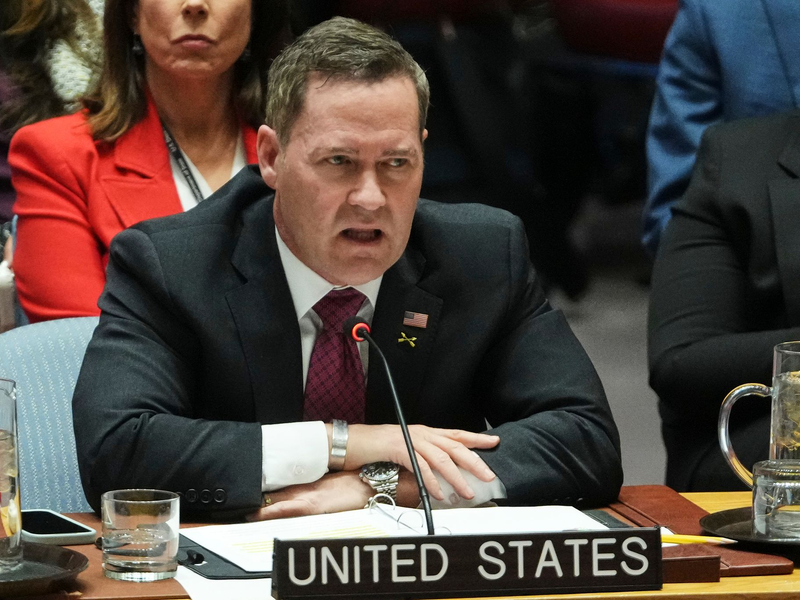 Der UN-Botschafter der USA, Michael Waltz, spricht im UN-Sicherheitsrat. (Archivfoto) - Foto: Frank Franklin II/AP/dpa