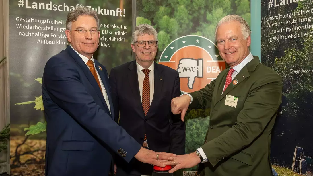 Land- und Forstwirtschaft appelliert an die Bundesregierung: Sichere Versorgung, stabile Preise und Klimaschutz in Gefahr / Verbände starten gemeinsame Kampagne zur Wiederherstellungsverordnung - Bild: presseportal.de