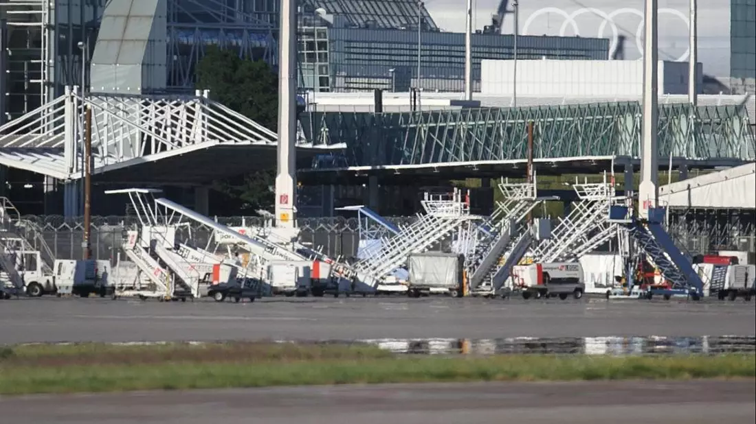 Betrieb am Flughafen München eingestellt