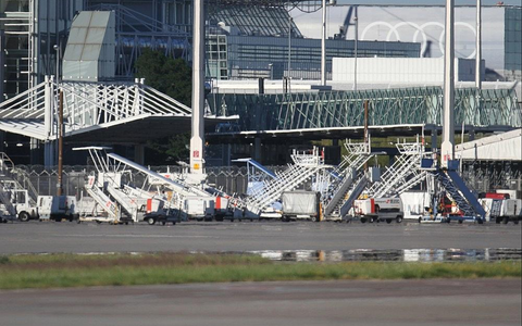 Fluggasttreppen am Flughafen München - Foto: via dts Nachrichtenagentur