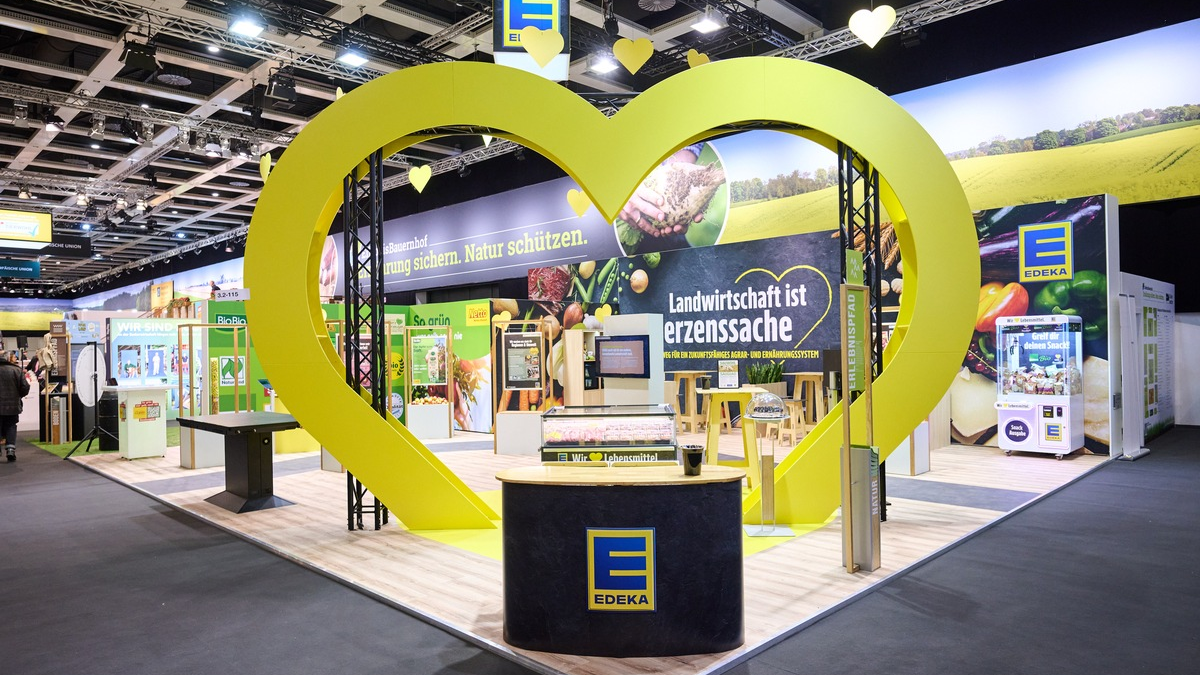 Engagement für zukunftsfähige Landwirtschaft und Ernährung: EDEKA auf der Grünen Woche 2026 - Foto: presseportal.de